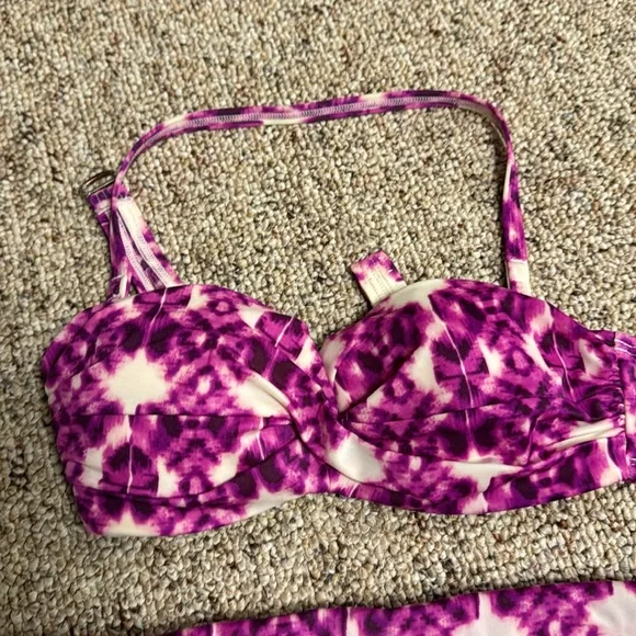 Victoria’s Secret purple tie-dye bikini swimsuit - Picture 2 of 6